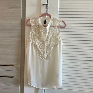 H&M Sheer Lace Blouse